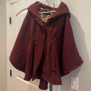 Steve Madden winter cape style coat